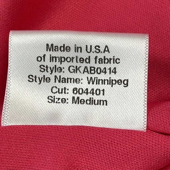 New Katie May Winnipeg One Shoulder Ruched Knit Gown Slit Coral Pink Sz M - Picture 12 of 12